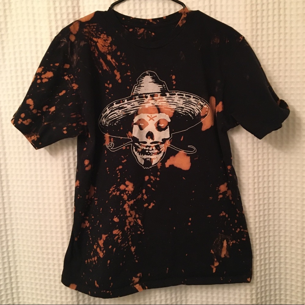 **FREE CUSTOM CUT/DISTRESS** Acid Wash “Misfits” T